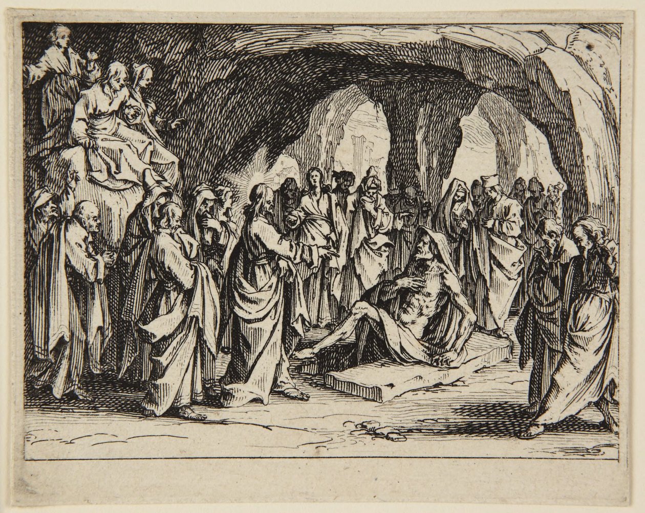 La résurrection de Lazare - Jacques Callot