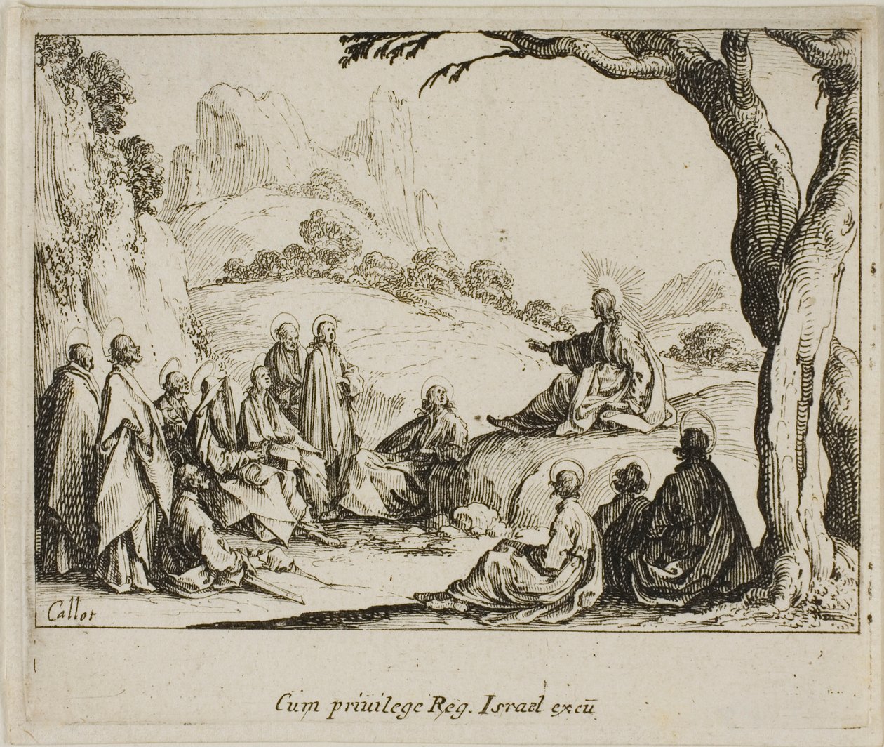 Le Sermon sur la Montagne, extrait du Nouveau Testament - Jacques Callot