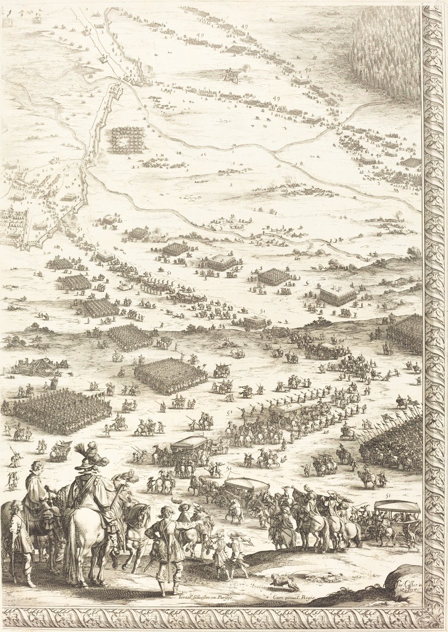 Le Siège de Breda [plaque 6 de 6] - Jacques Callot