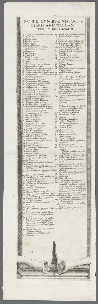 Le siège de La Rochelle : planche 13 - Jacques Callot