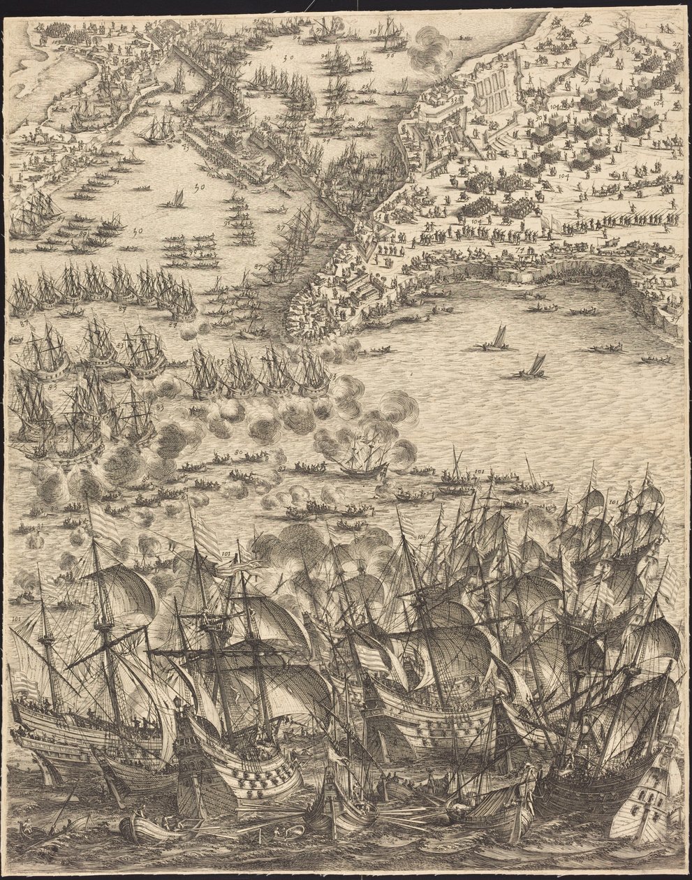 Le siège de La Rochelle [planche 11 sur 16 ; l