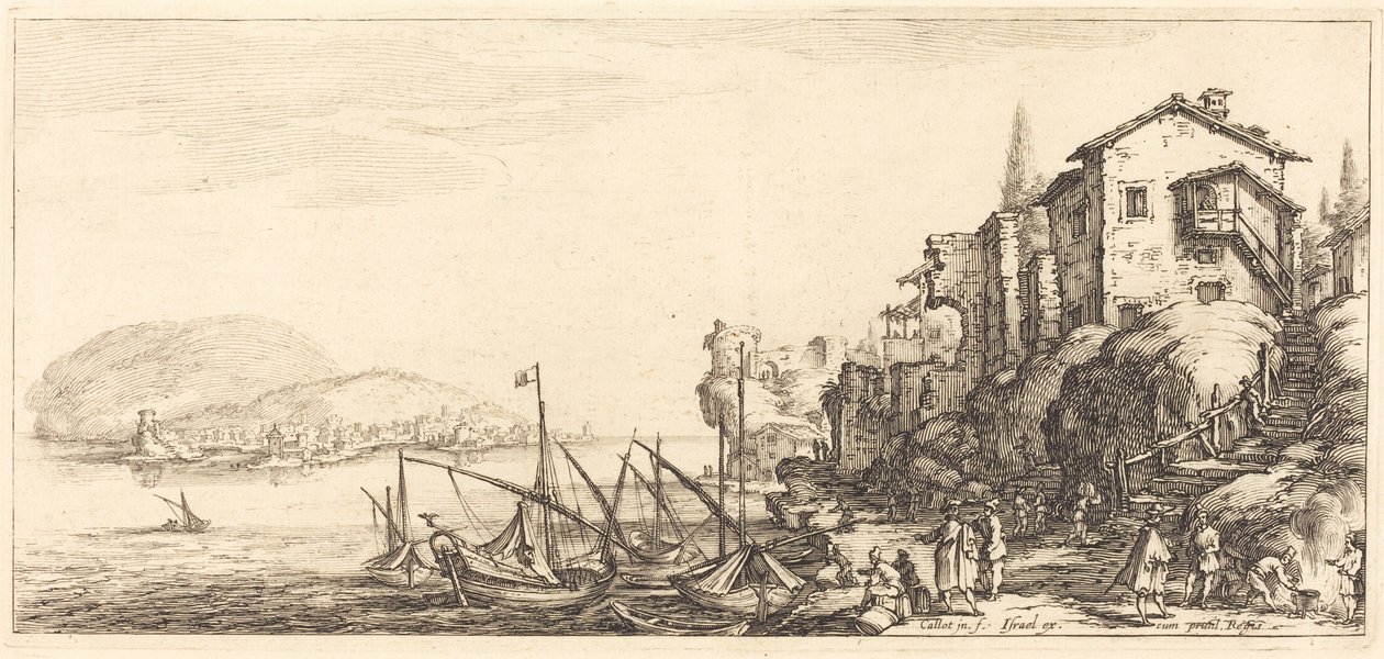 Le petit port - Jacques Callot