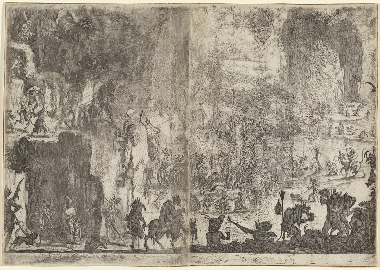 La Tentation de Saint Antoine [première version], vers 1617 - Jacques Callot