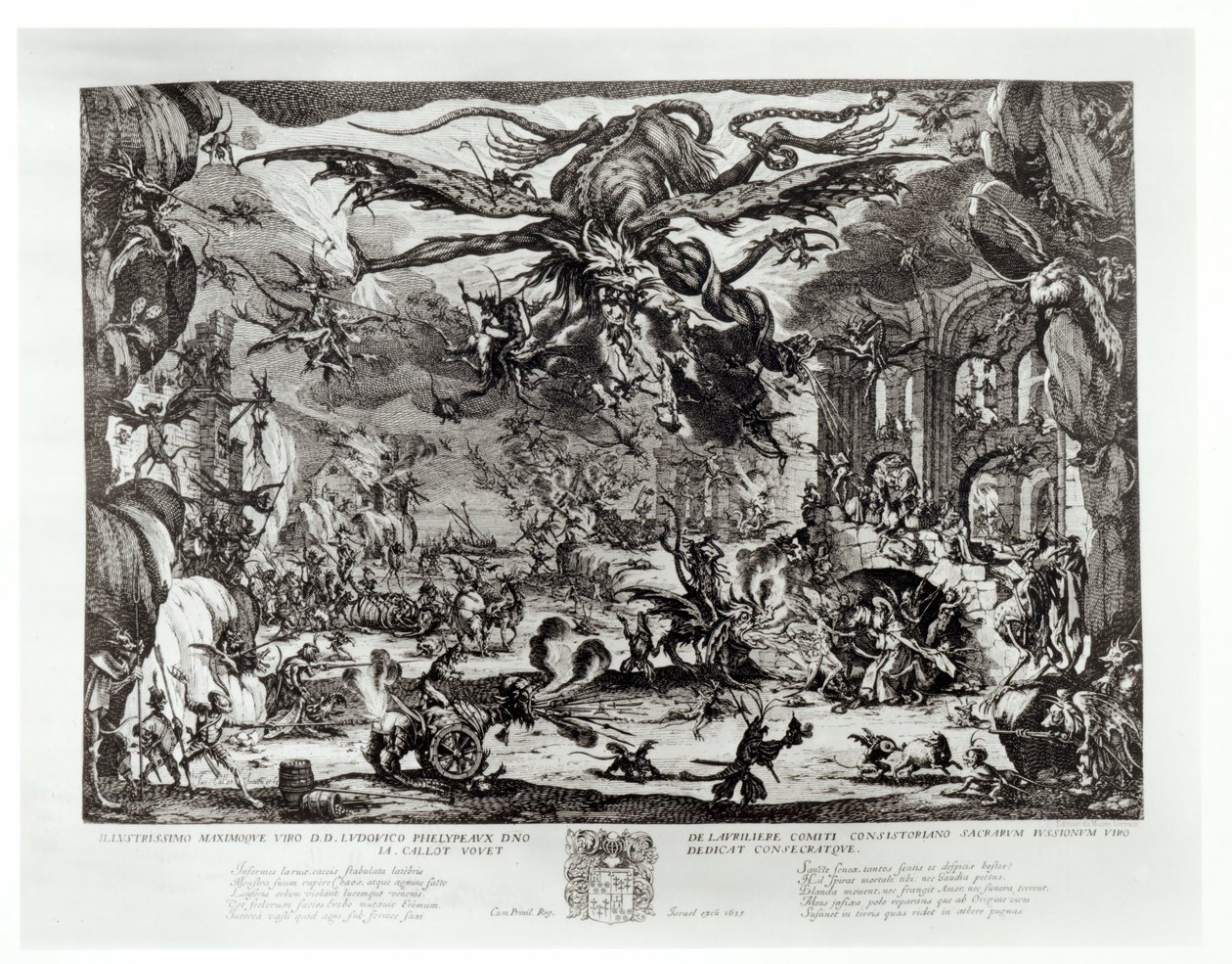 La Tentation de Saint Antoine, XVIIe siècle - Jacques Callot