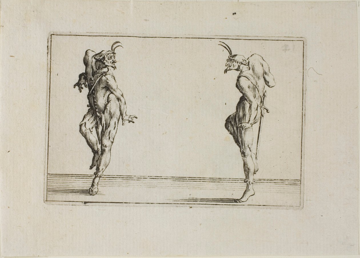 Les deux pantalons qui se regardent, extrait des Caprices - Jacques Callot