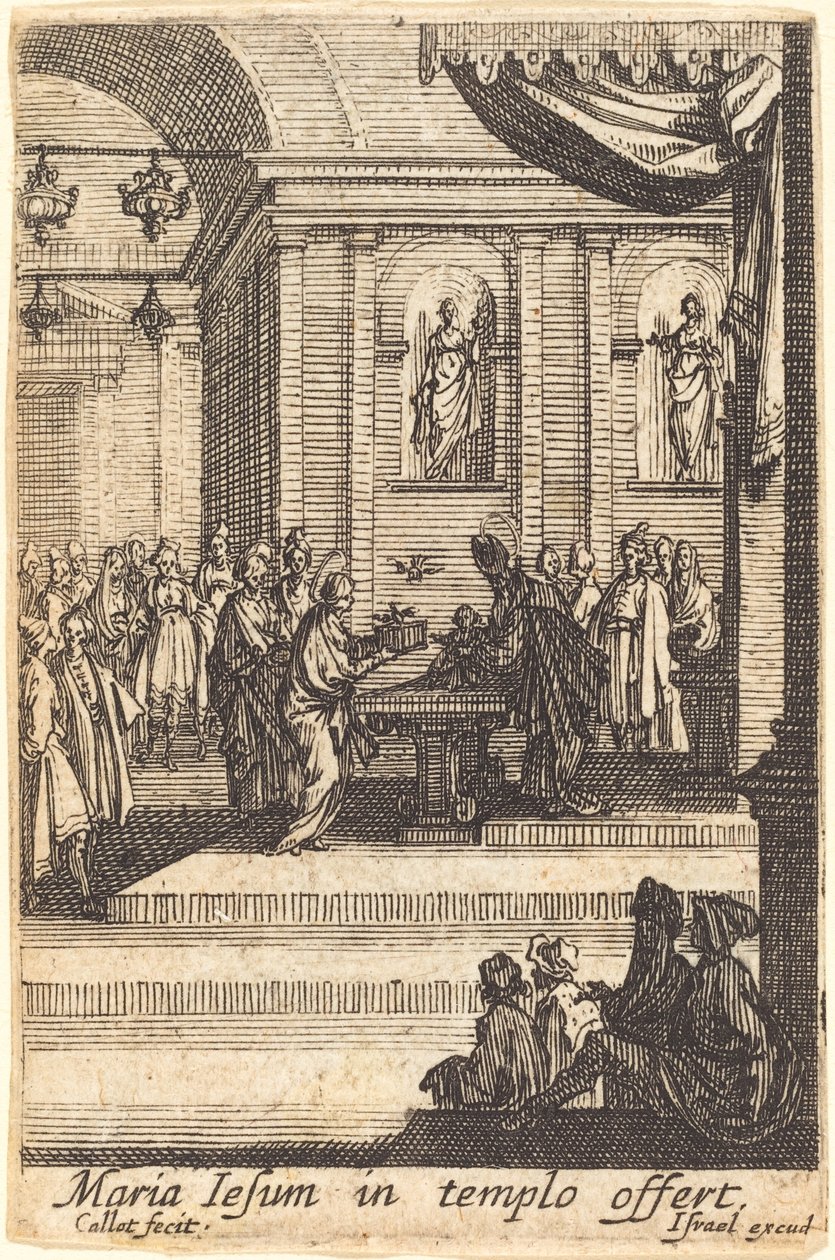 La Vierge présente Jésus au Temple, vers 1630 - Jacques Callot