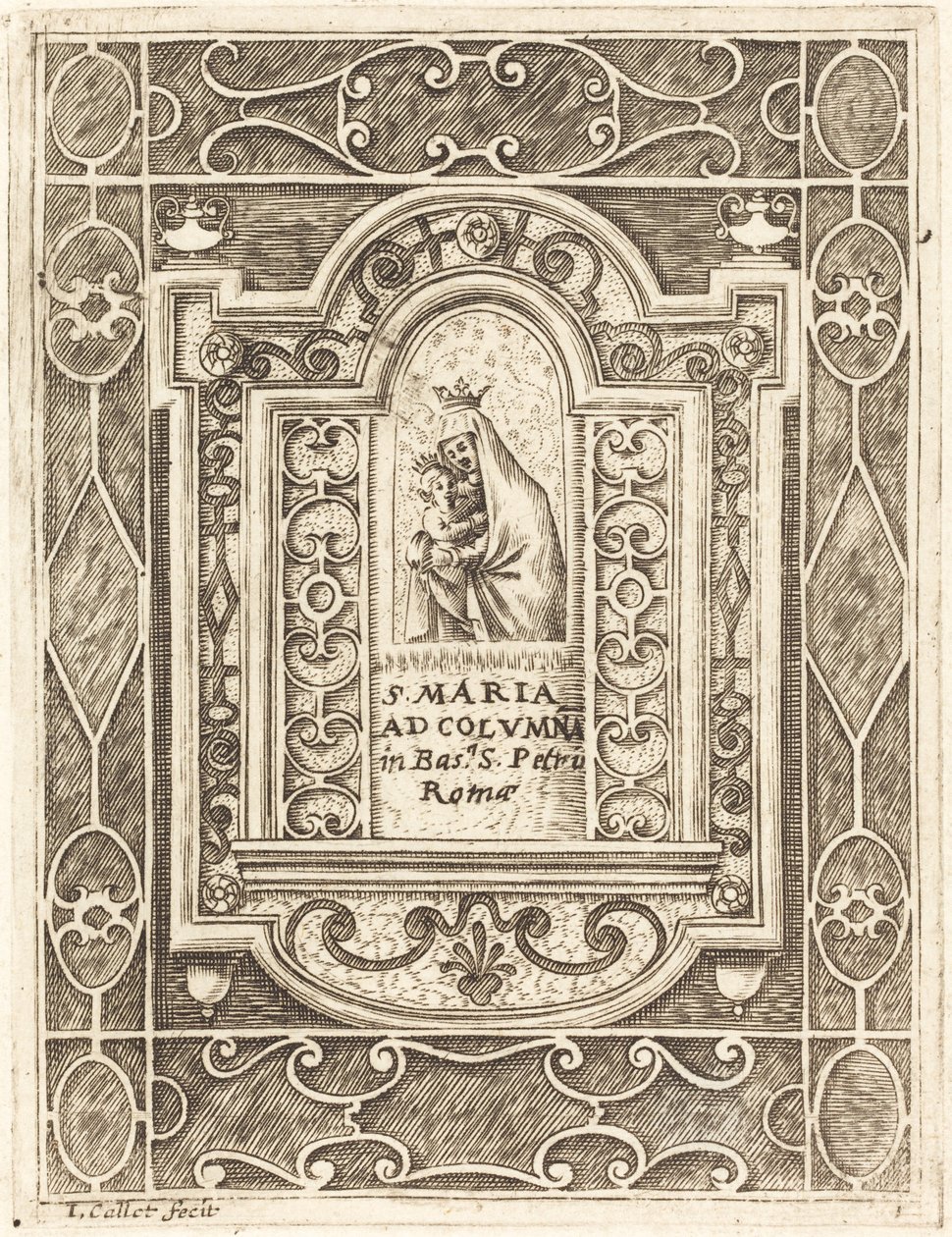 La Vierge à la colonne - Jacques Callot