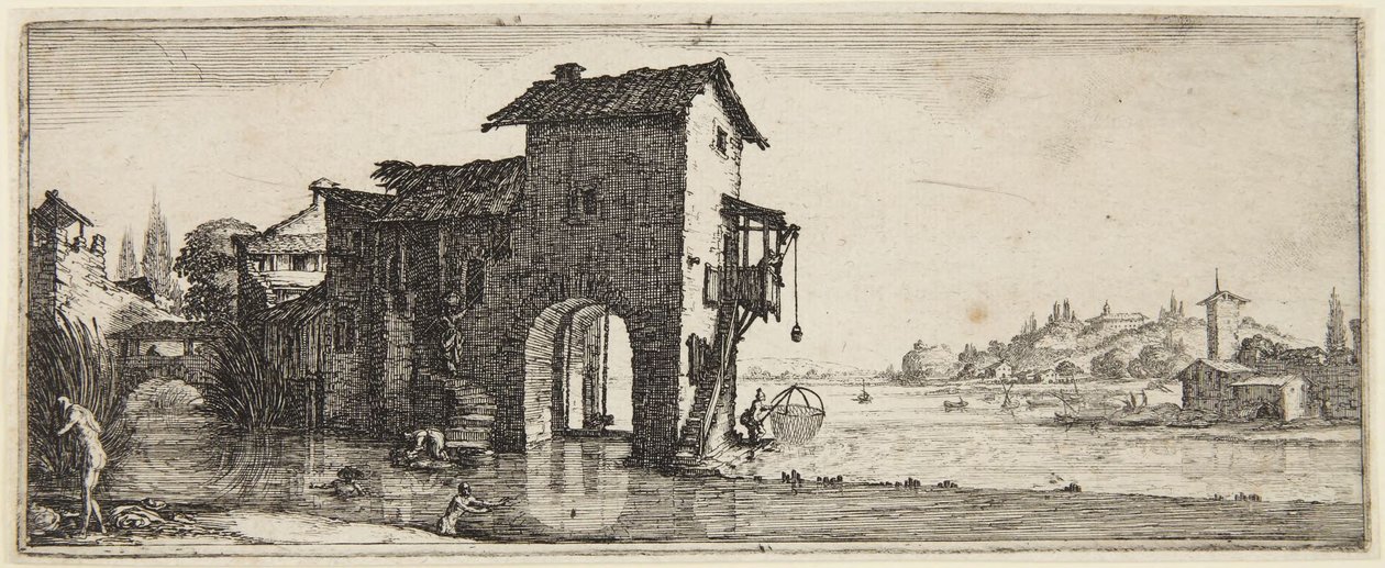 Le moulin à eau - Jacques Callot