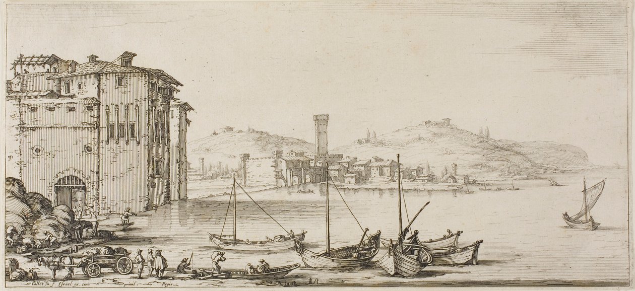 Le bouffon ou Scapin, des Trois Comédiens Italiens - Jacques Callot