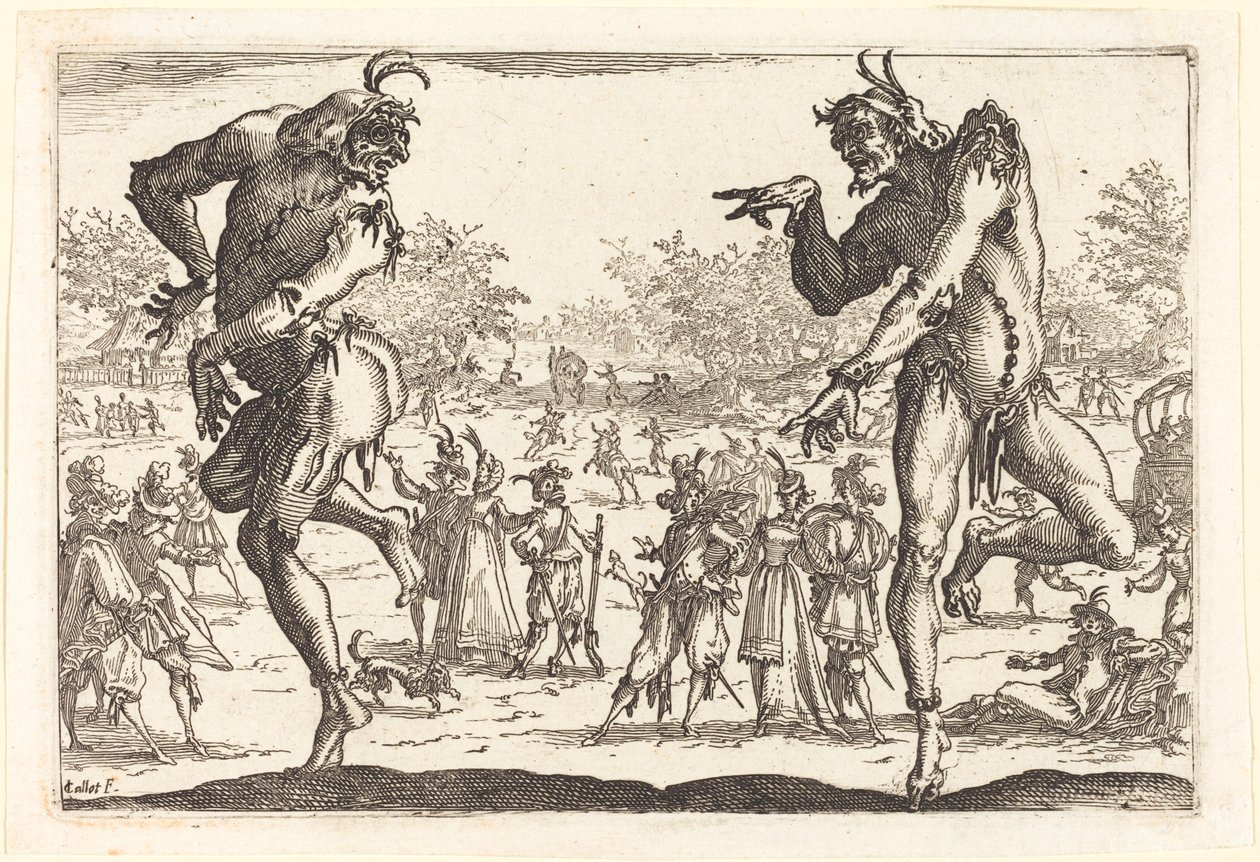 Deux Zanni - Jacques Callot
