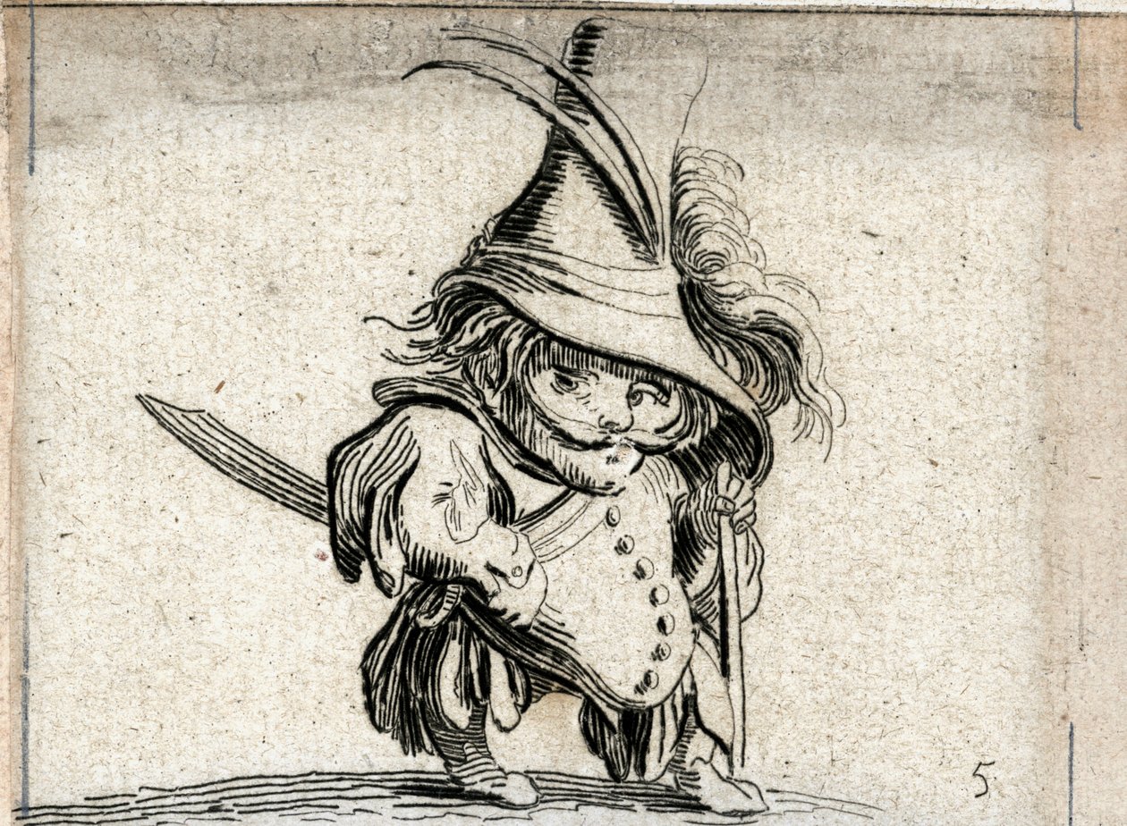 Varie Figure Gobbi ... (gravure) - Jacques Callot