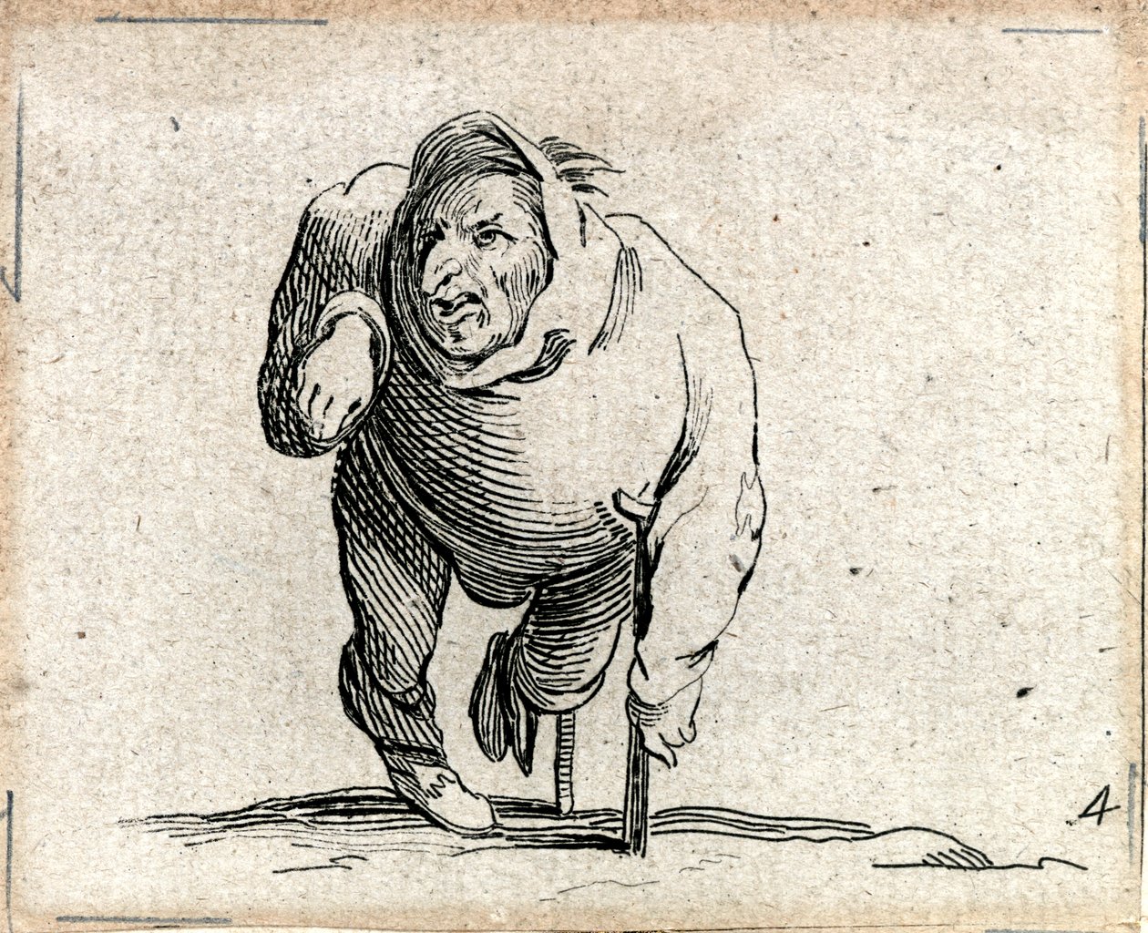 Varie Figure Gobbi ... (gravure) - Jacques Callot