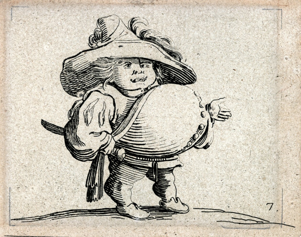 Varie Figure Gobbi ... (gravure) - Jacques Callot