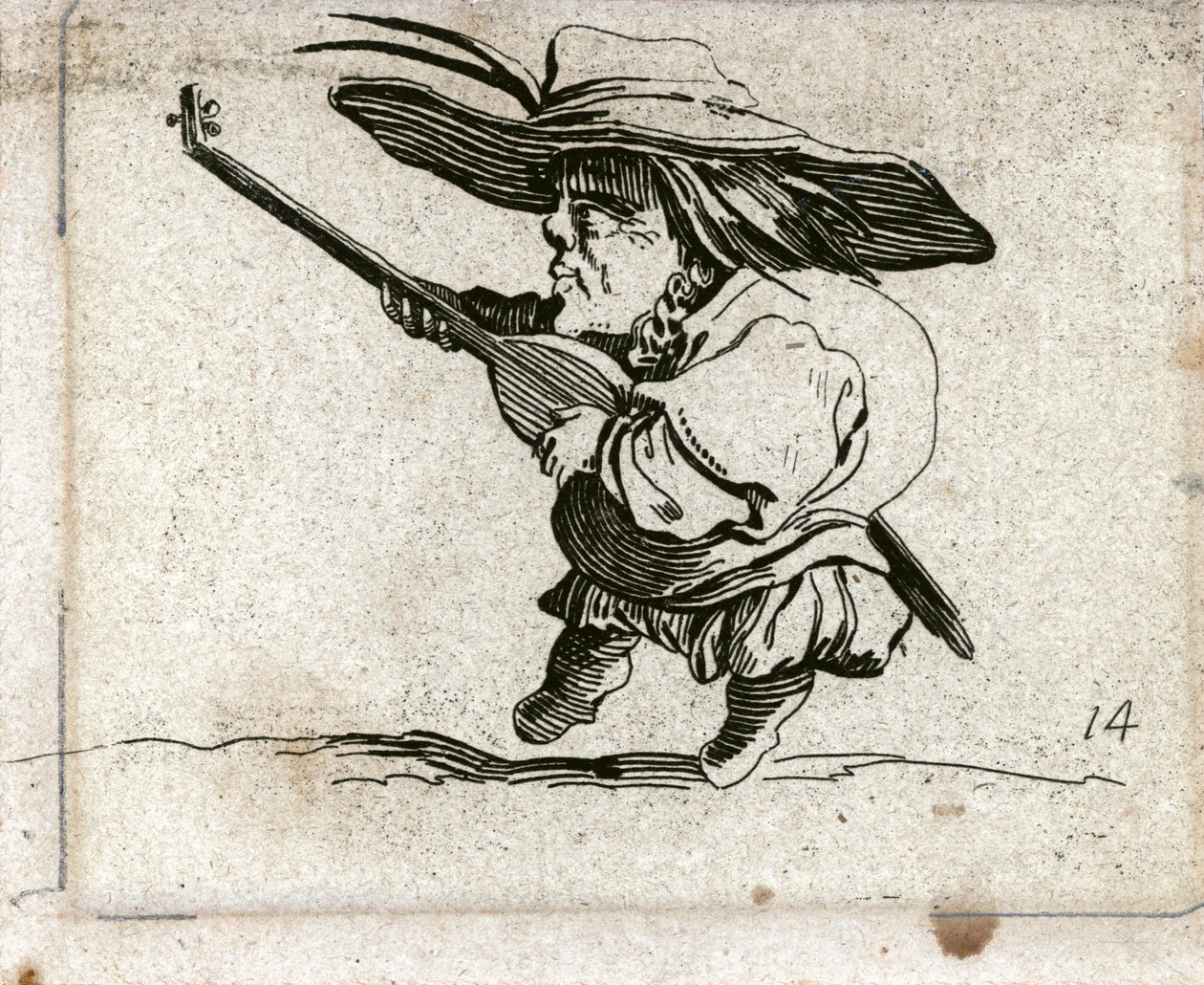 Varie Figure Gobbi ... (gravure) - Jacques Callot