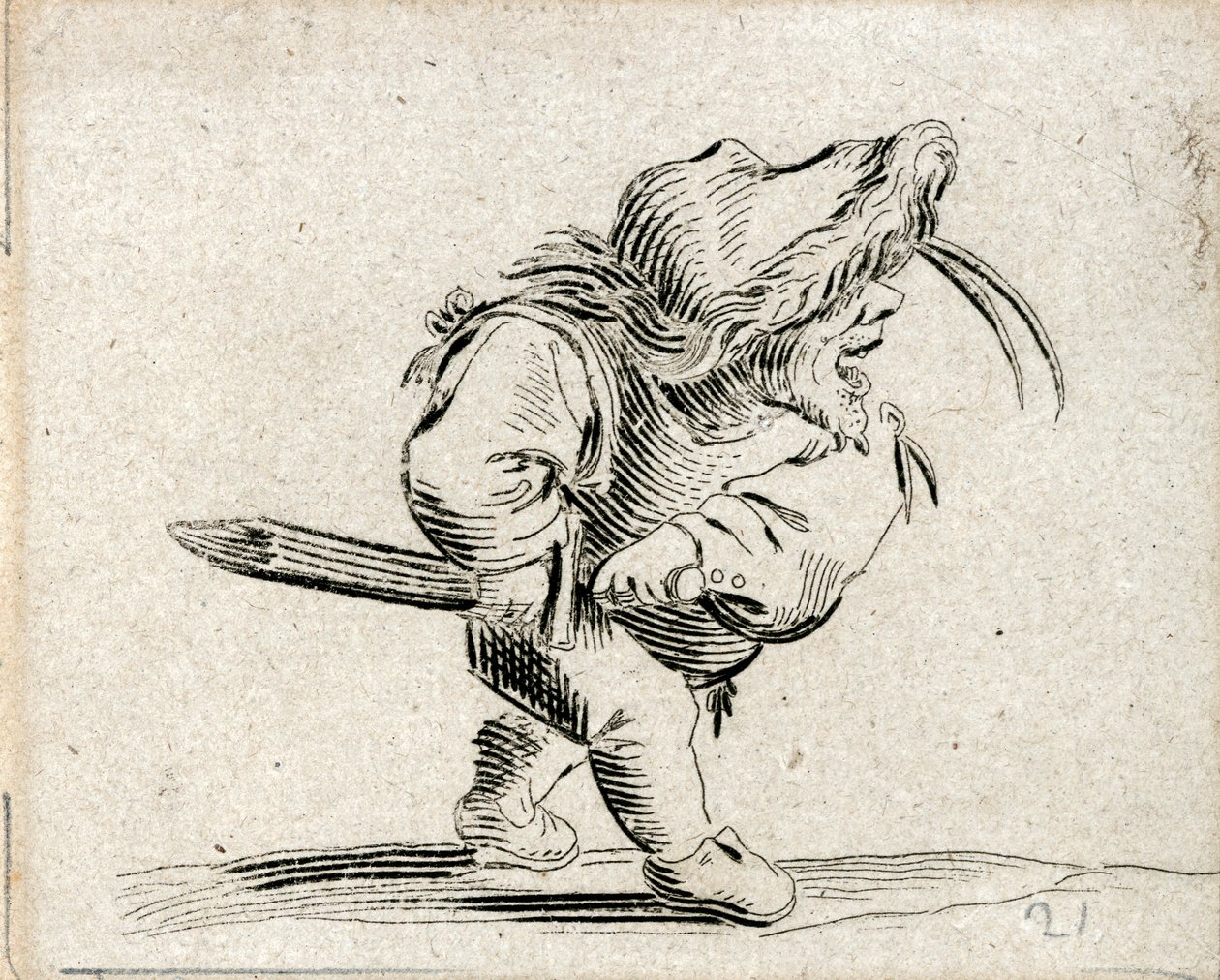 Varie Figure Gobbi ... (gravure) - Jacques Callot