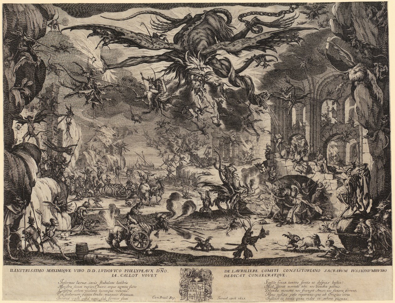 La tentation de saint Antoine [2 : version de Nancy] - Jacques Callot
