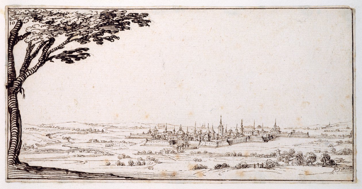 Vue de Nancy - Jacques Callot
