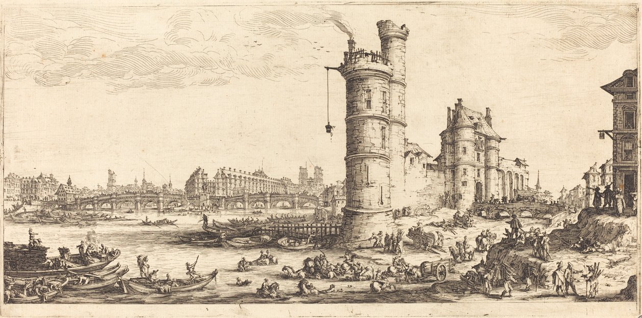 Vue du Pont Neuf - Jacques Callot