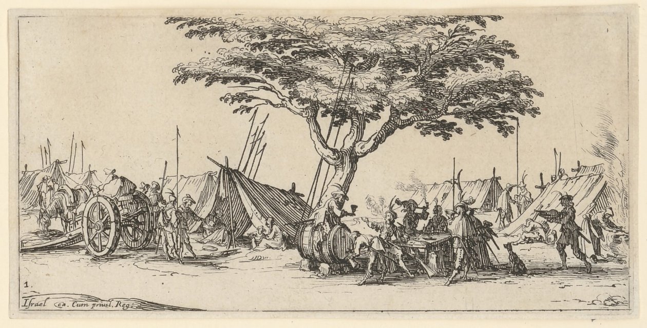 Camp sous tente - Jacques Callot