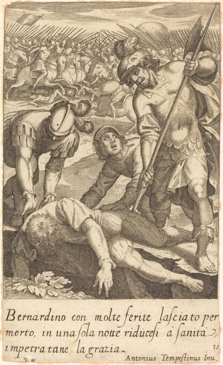 Bernardino - Jacques Callot after Antonio Tempesta