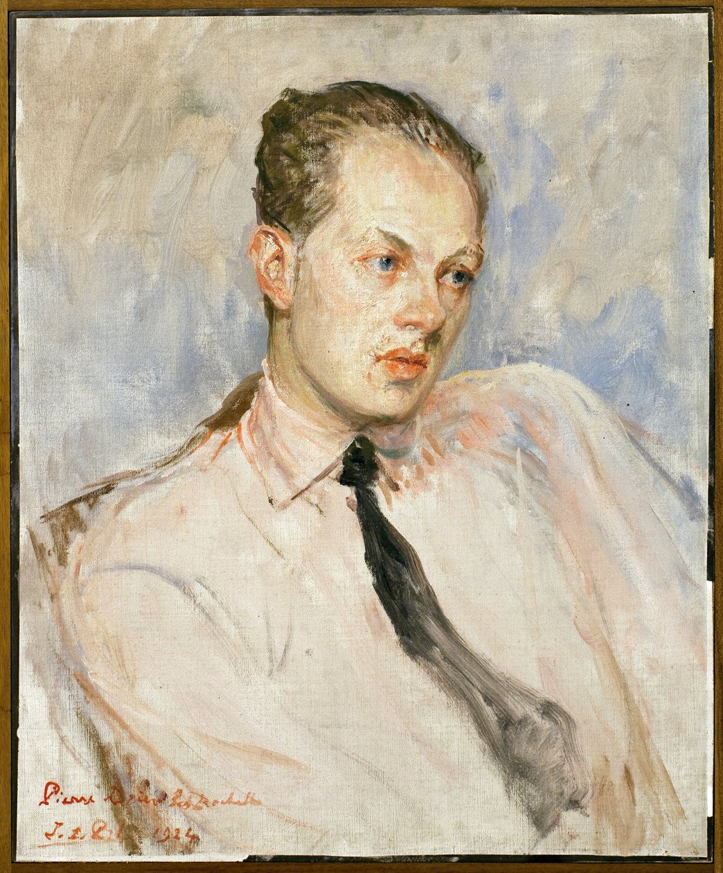 Étude pour le portrait de Pierre Drieu La Rochelle (1893-1945) - Jacques Emile Blanche