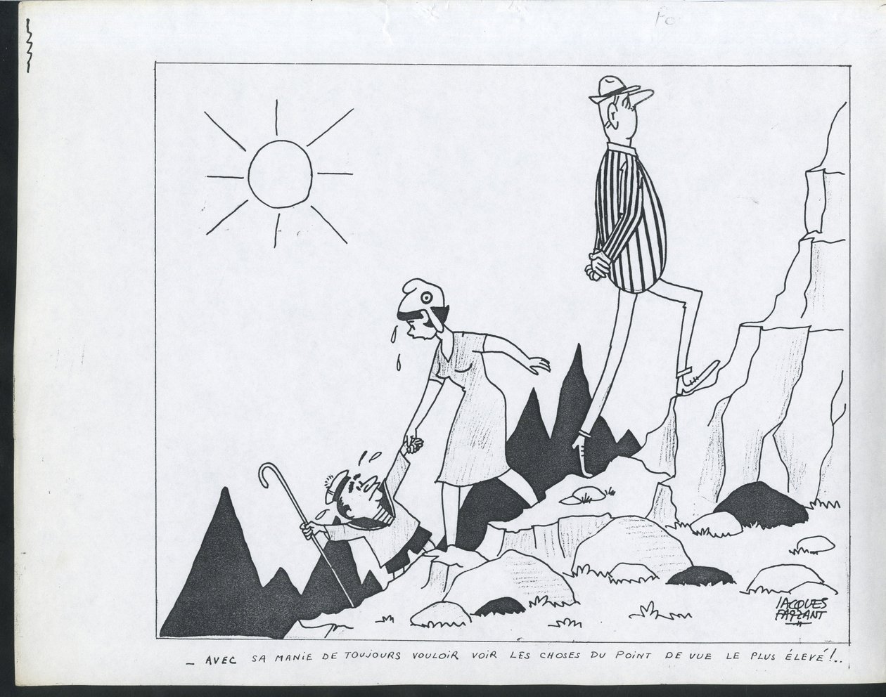 Candide, Satirique en N  B - Jacques Faizant