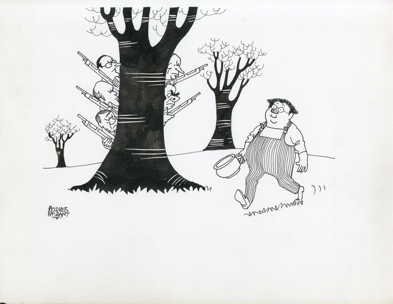 Jours de France, Satirique en N  B - Jacques Faizant