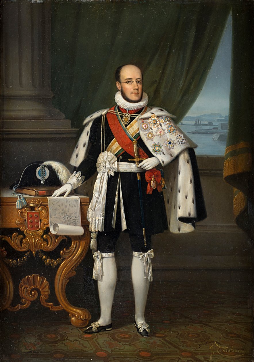 Infante Luís, duc de Porto 1838-1889, futur roi Luís I du Portugal, avant 1860 - Jacques Francois Carabain