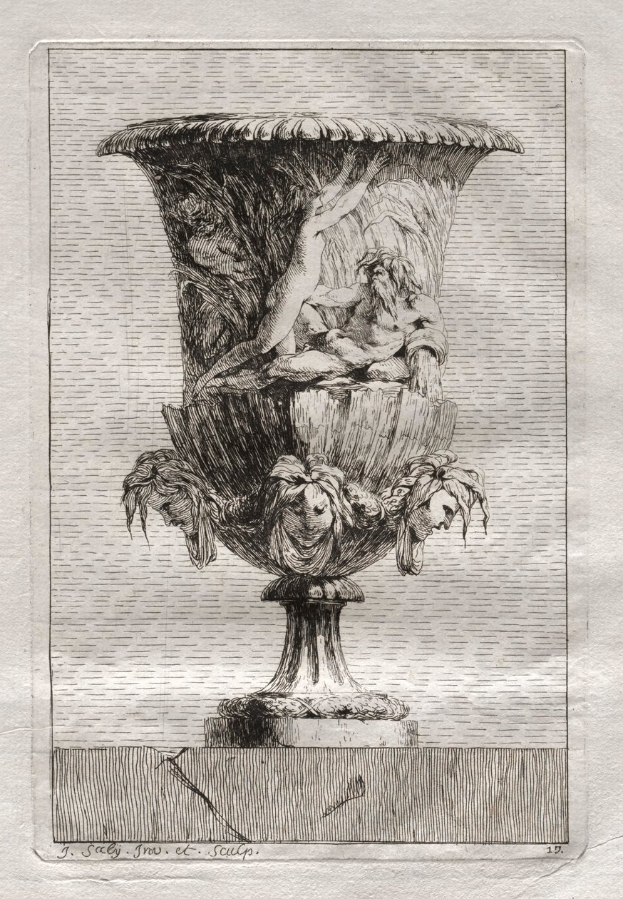 Suite de vases : Planche 17, 1746 - Jacques Francois Joseph Saly