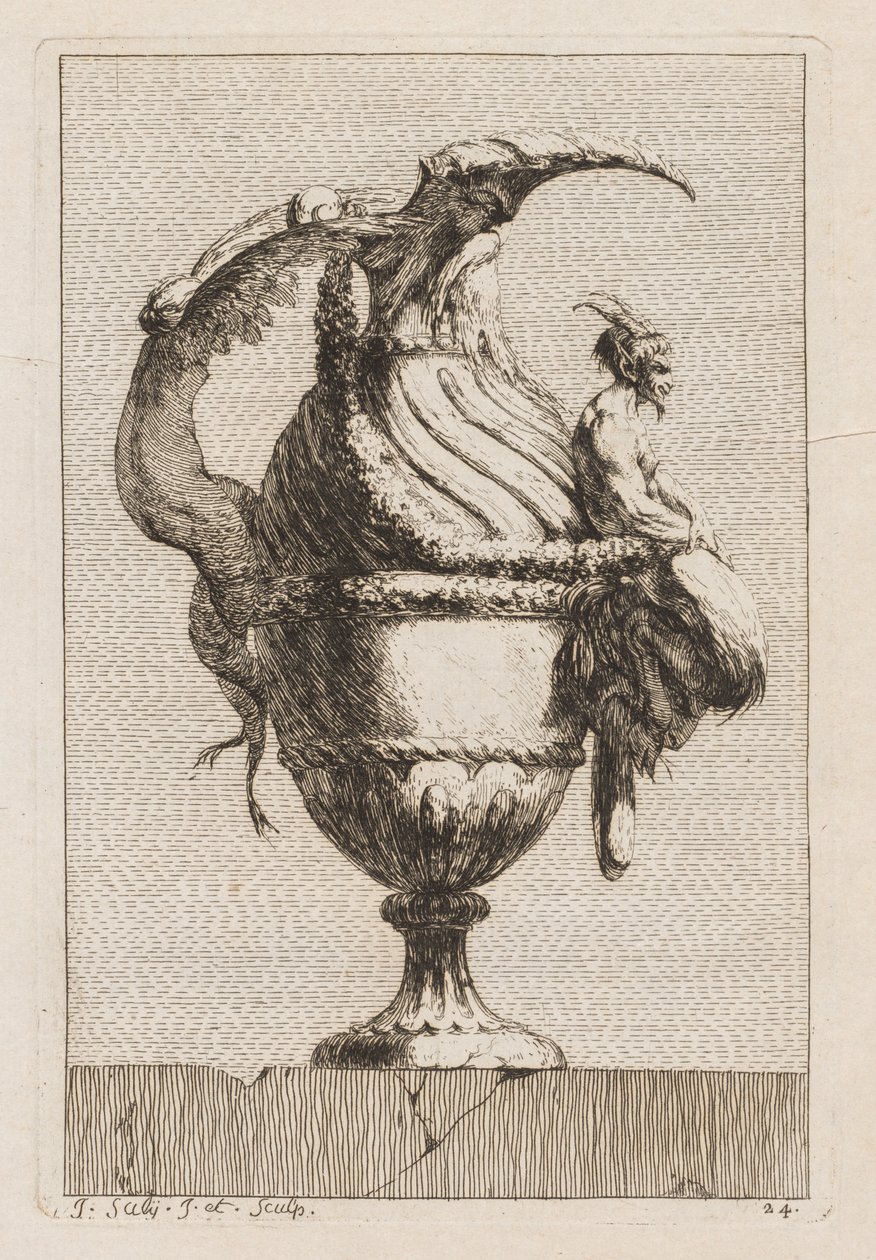 Suite de Vases : Planche 24, 1746 - Jacques Francois Joseph Saly