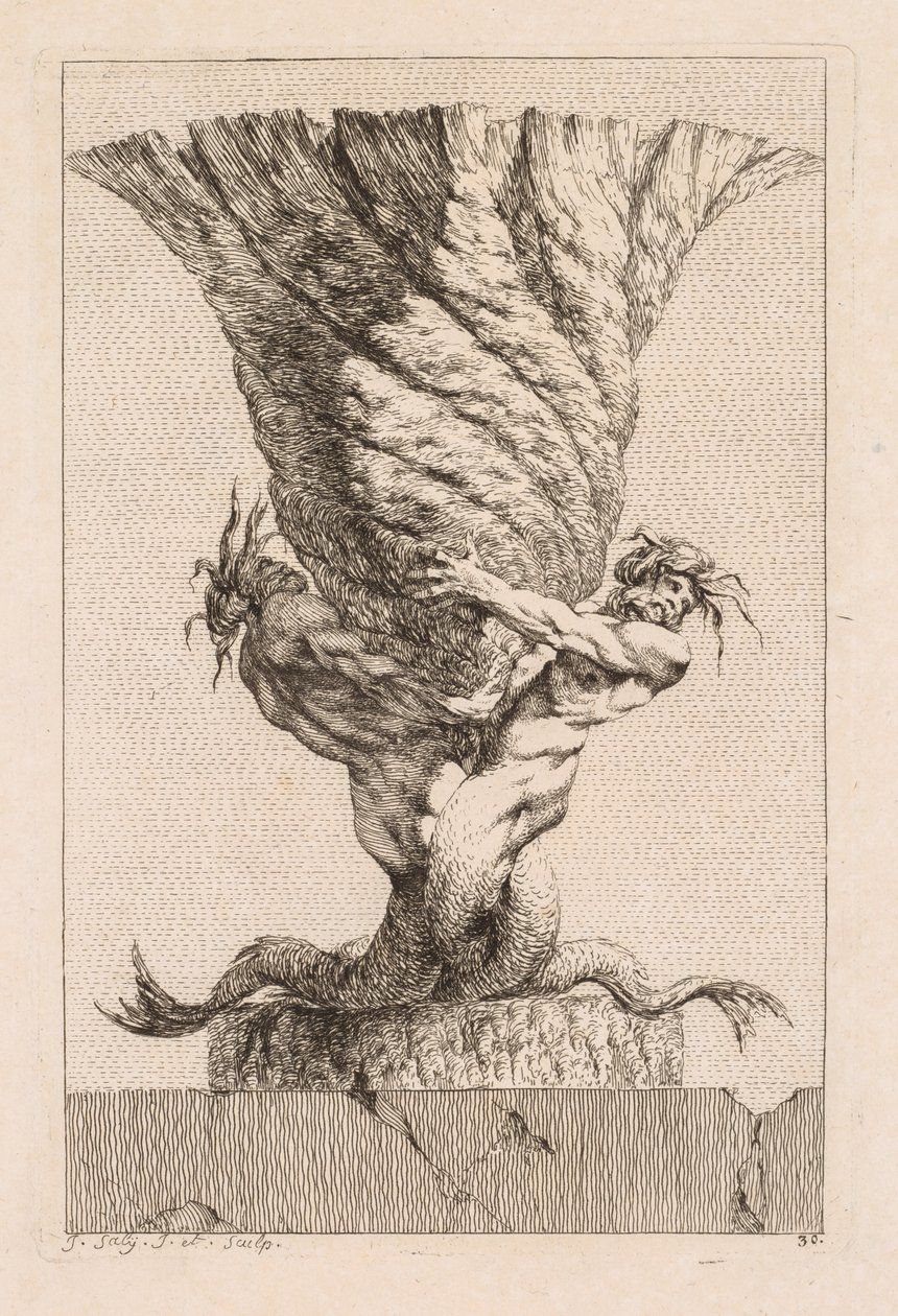 Suite de vases : Planche 30, 1746 - Jacques Francois Joseph Saly