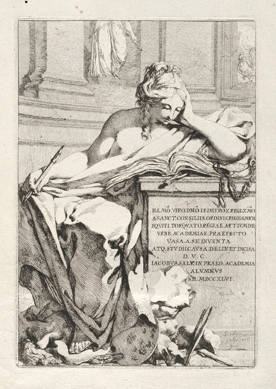 Suite de Vases: Page de titre, 1746 - Jacques Francois Joseph Saly
