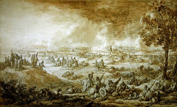 La bataille de Leipzig - Jacques Francois Joseph Swebach