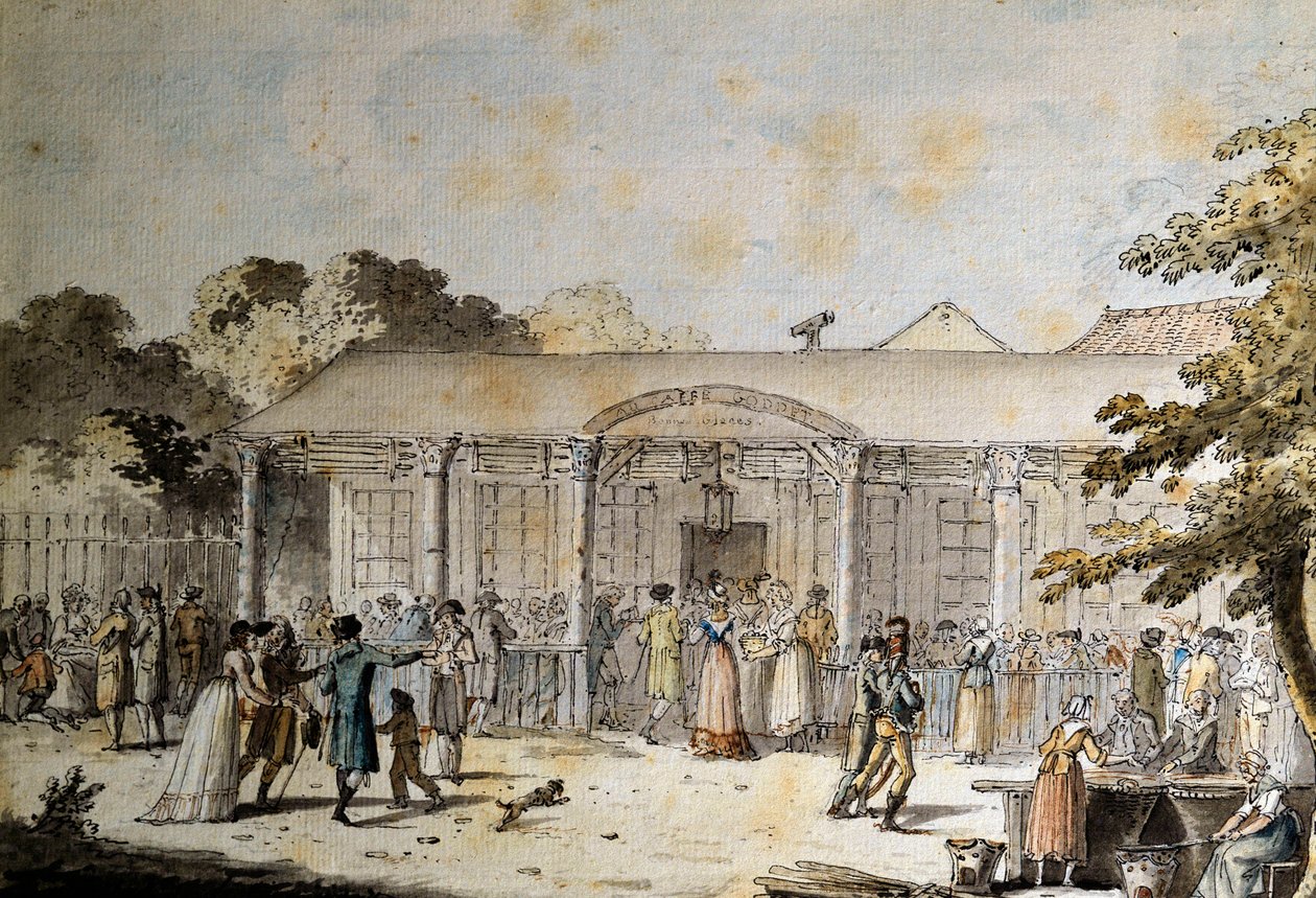 Vue du Café Goddet, Boulevard du Temple, à l