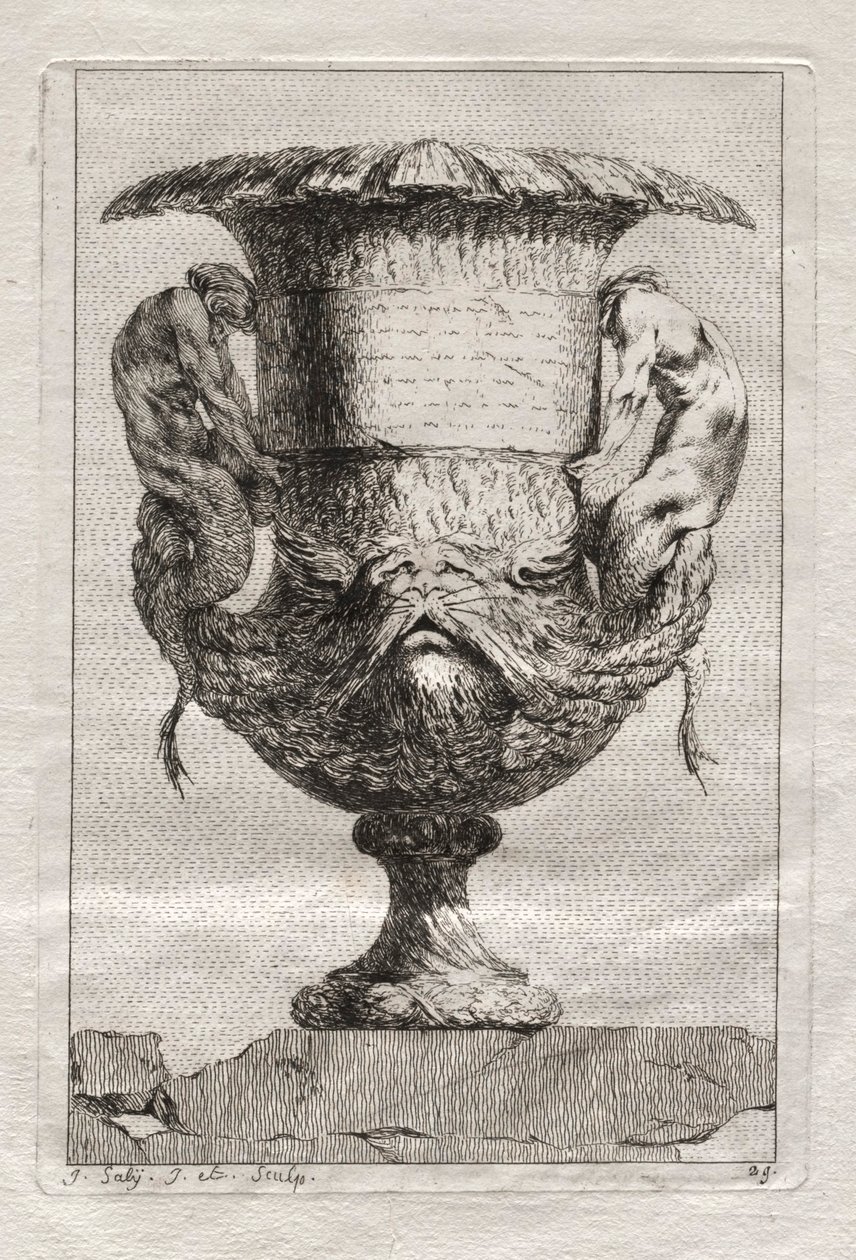Suite de vases :  Planche 29 - Jacques François Saly
