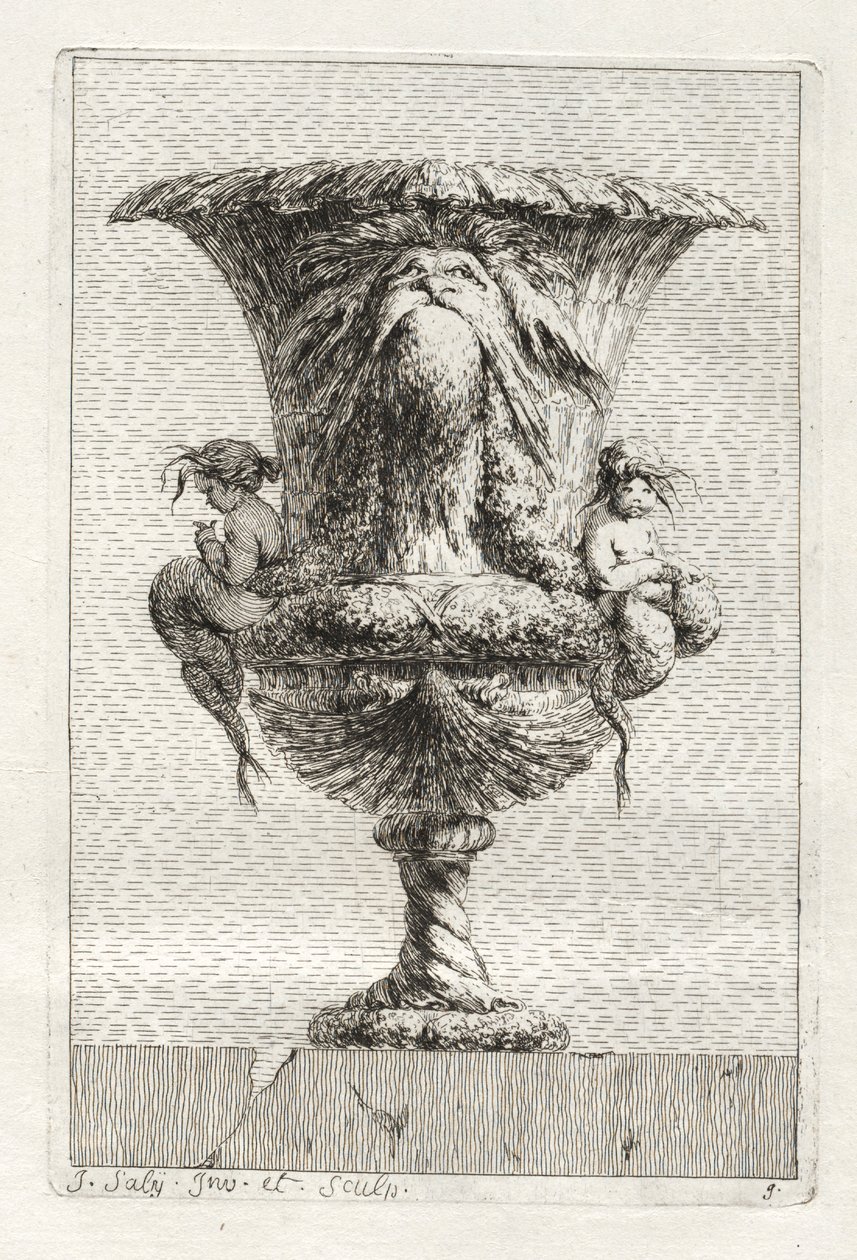 Suite de vases : Planche 9 - Jacques François Saly