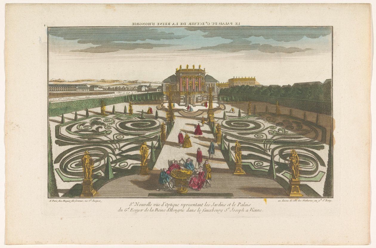Vue du jardin et du palais d