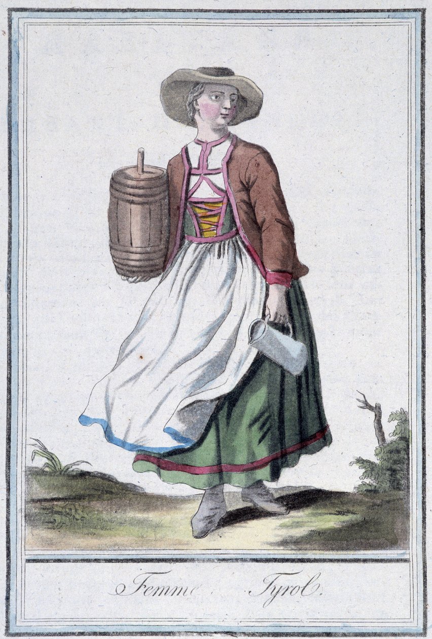Femme du Tyrol - Jacques Grasset de Saint Sauveur
