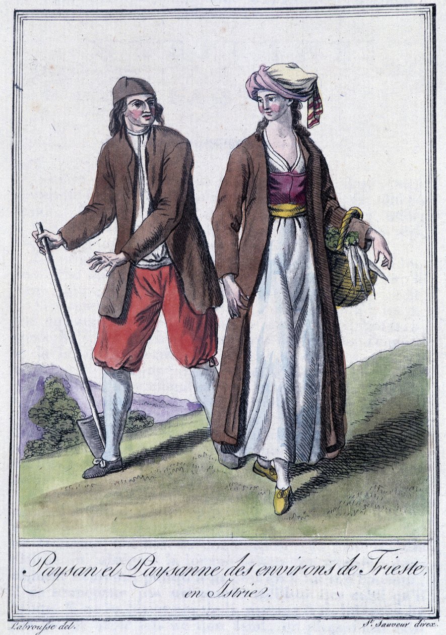 Paysans de Trieste, Italie - Jacques Grasset de Saint Sauveur
