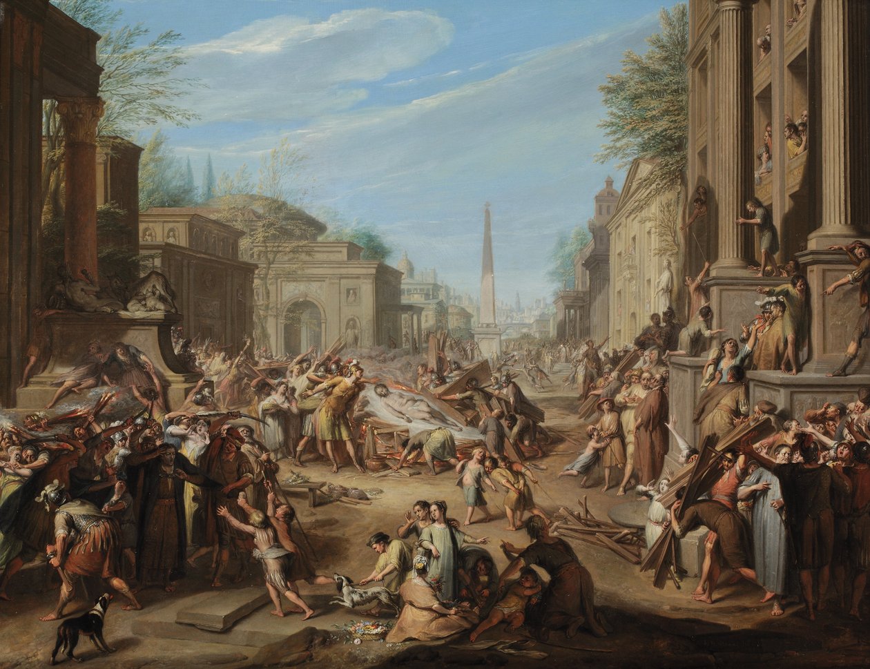 Les troubles à Rome après la mort de César - Jacques Ignatius de Roore