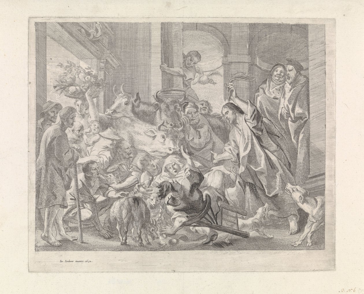 Christ chasse les marchands du temple - Jacques Jordaens