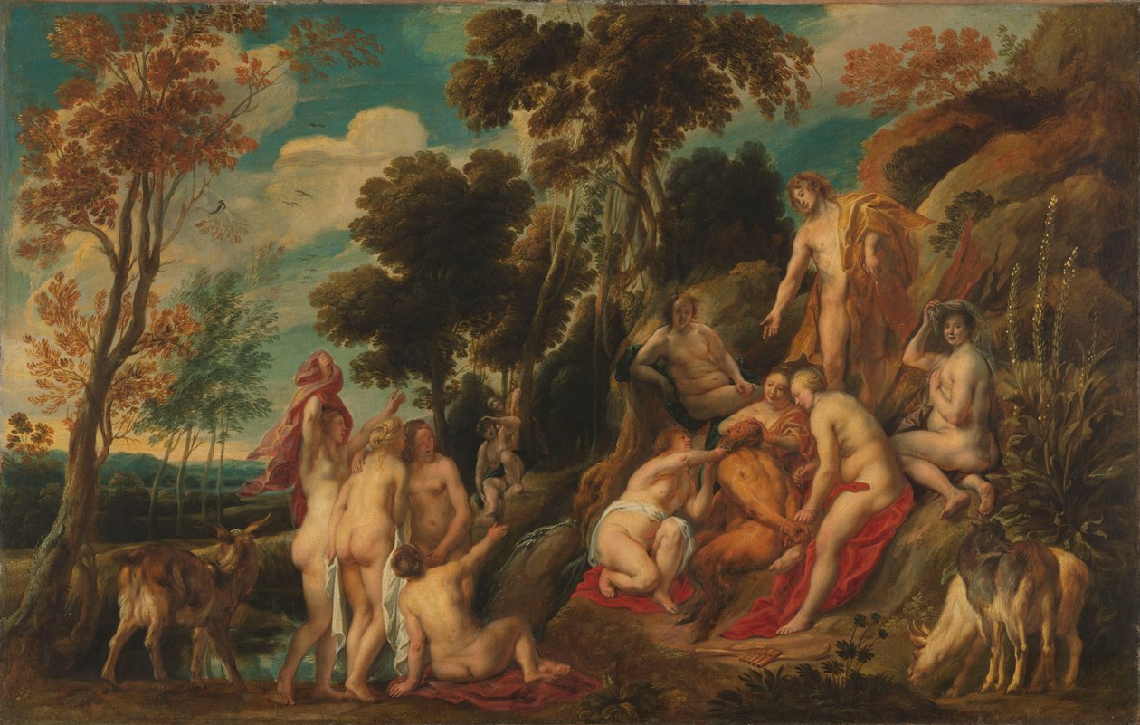 Pan puni par les nymphes - Jacques Jordaens