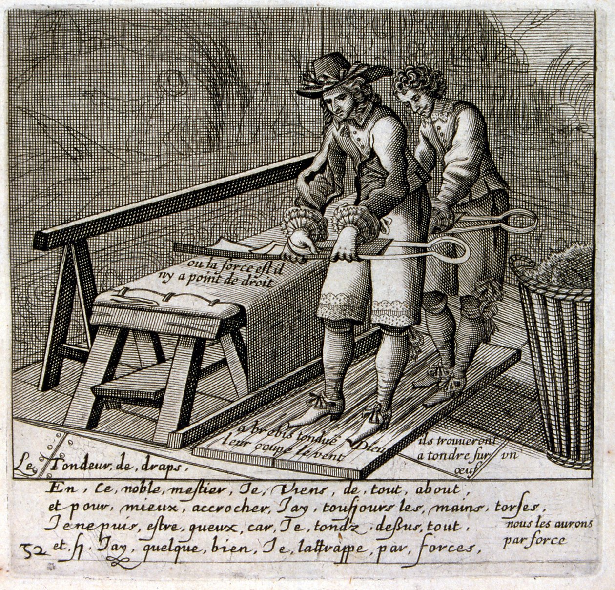 Illustration des fables de Jean de La Fontaine (gravure) - Jacques Lagniet