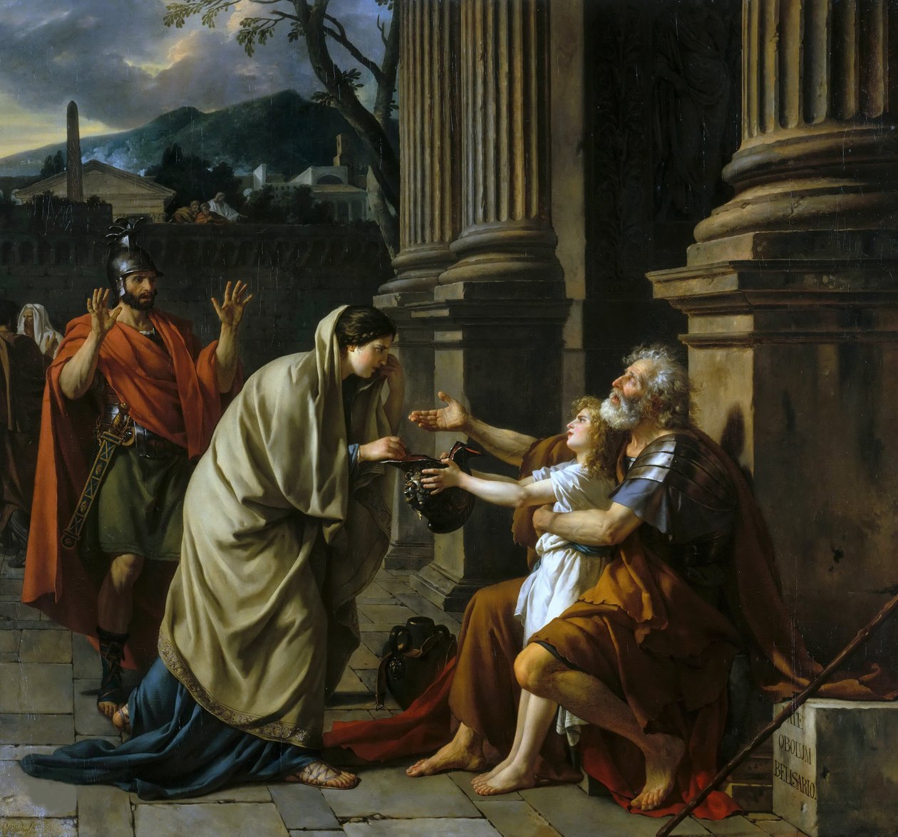 Bélisaire mendiant, 1781 - Jacques Louis David