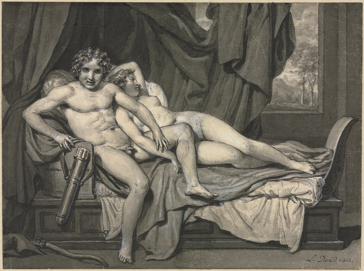 Cupidon et Psyché - Jacques Louis David
