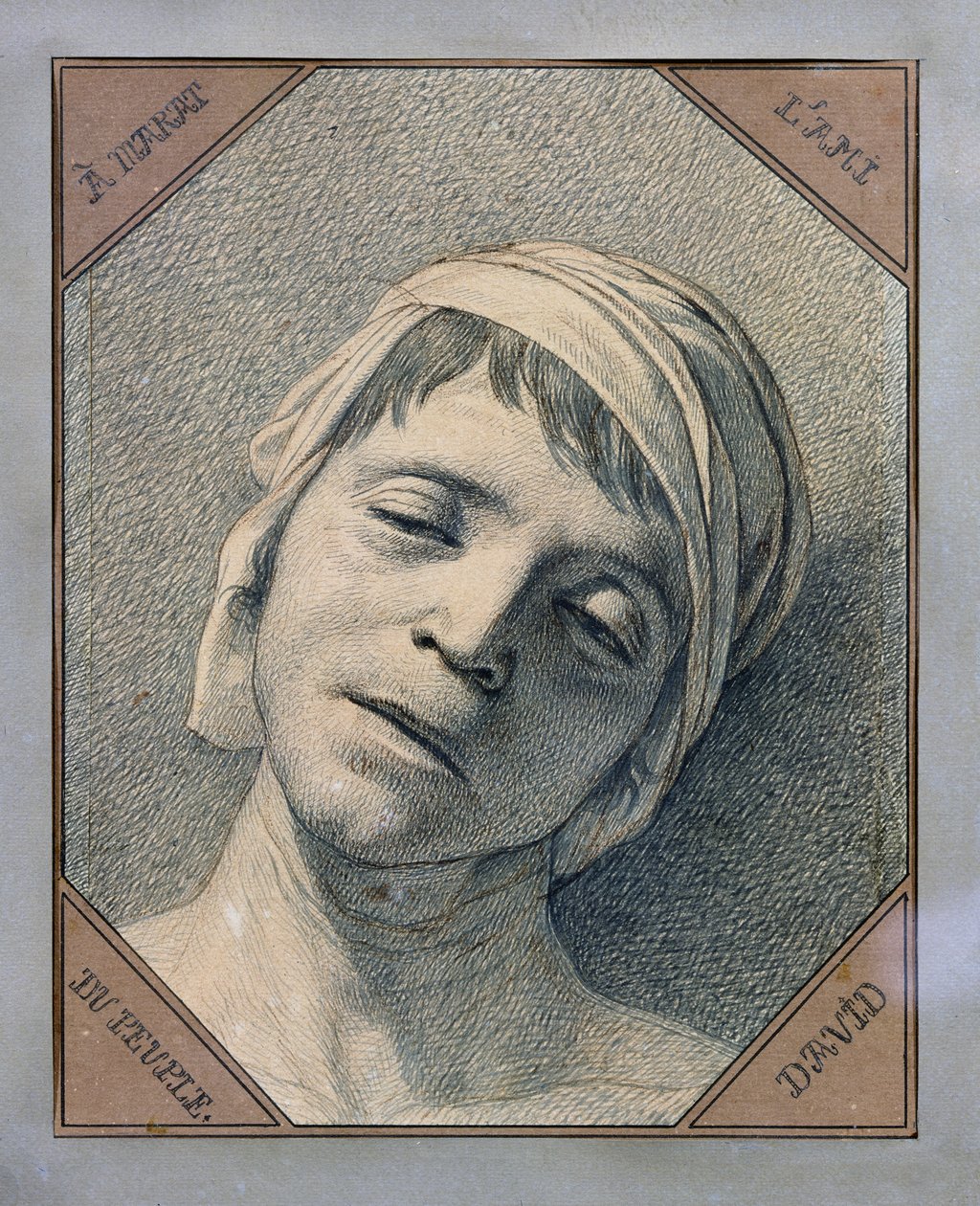 Chef de Marat - Jacques Louis David