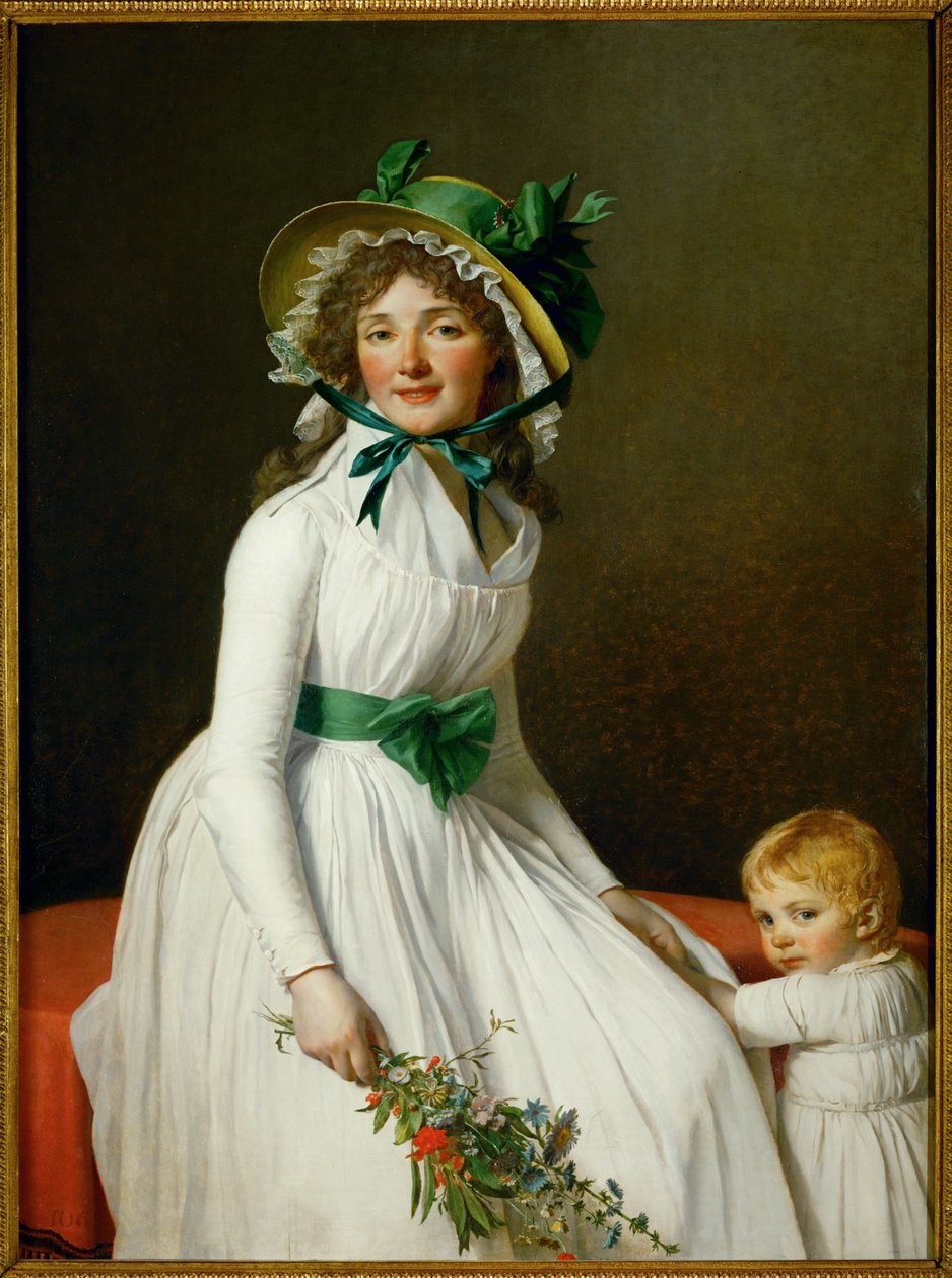 Mme Seriziat et son fils ... - Jacques Louis David