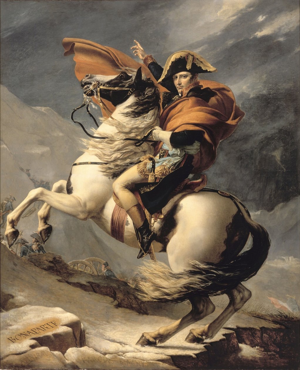 Napoleon Crossing the lps - Jacques Louis David