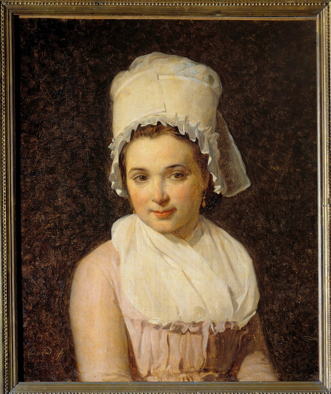 Portrait de Catherine Marie Tallard (1772-1825), épouse de François Lamy, maire de Sougères - Jacques Louis David