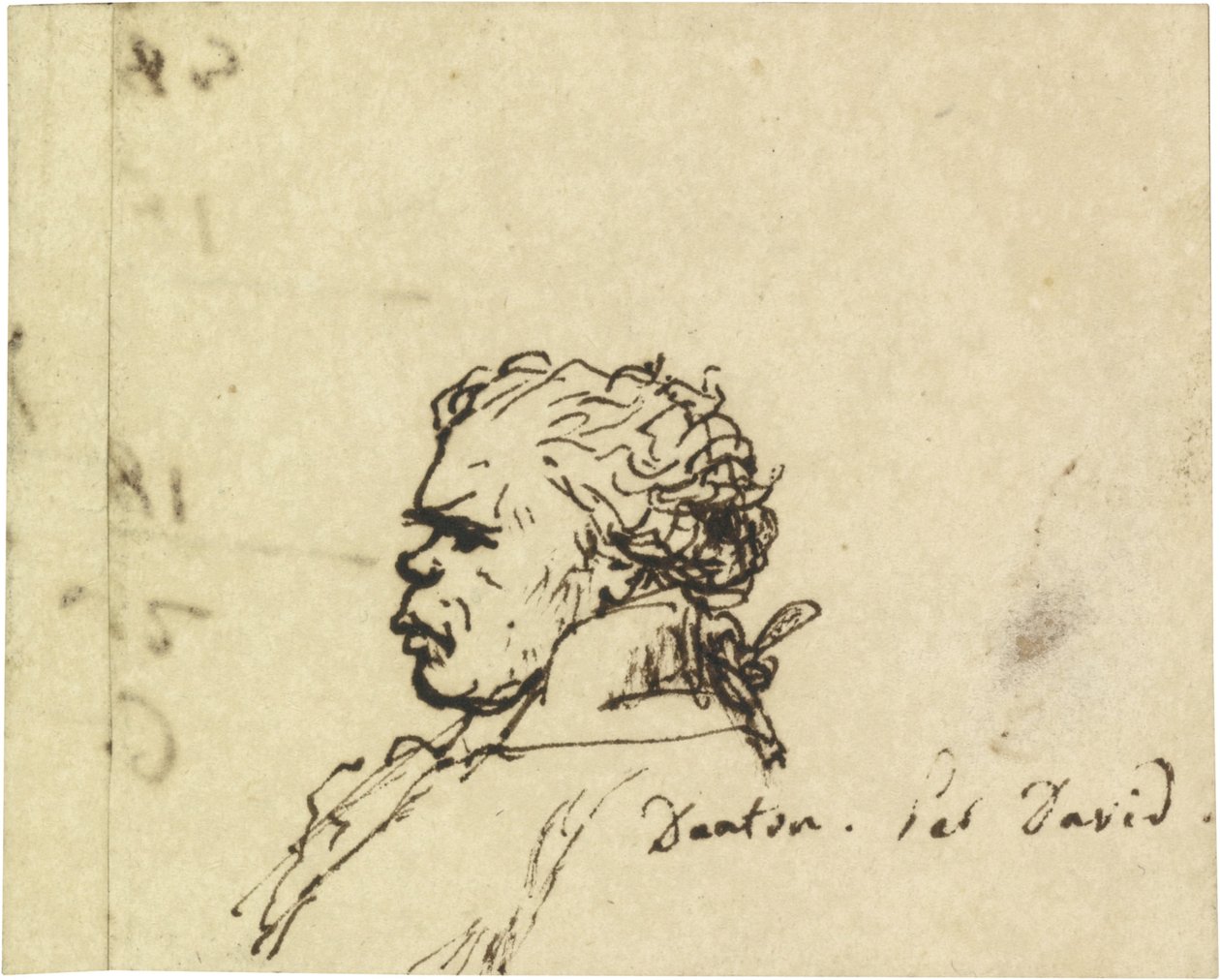 Portrait de Georges Jacques Danton 1759-1794 - Jacques Louis David